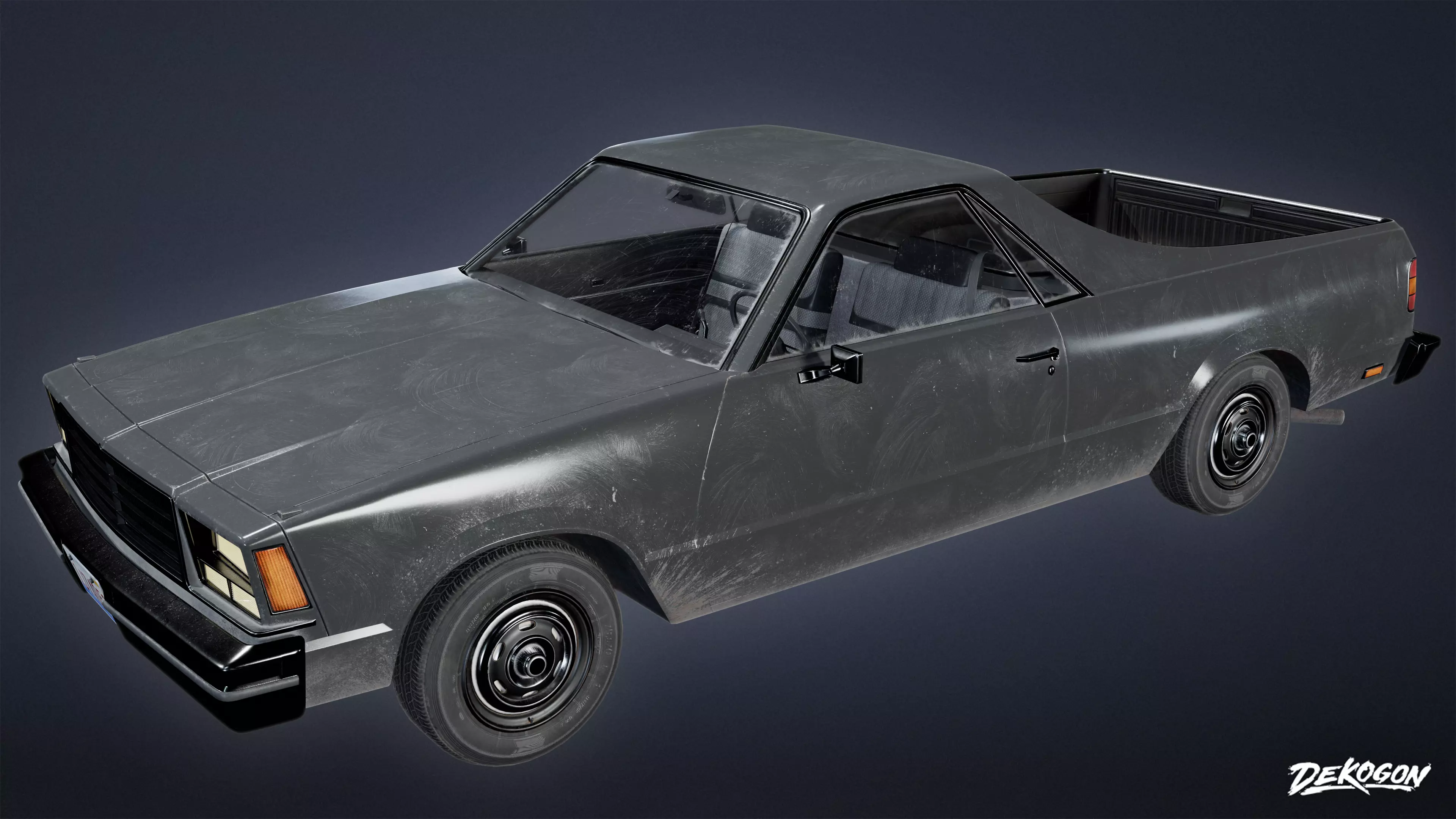 VEHICLES - Car 24 - LOW POLY Low-poly 3D model_0