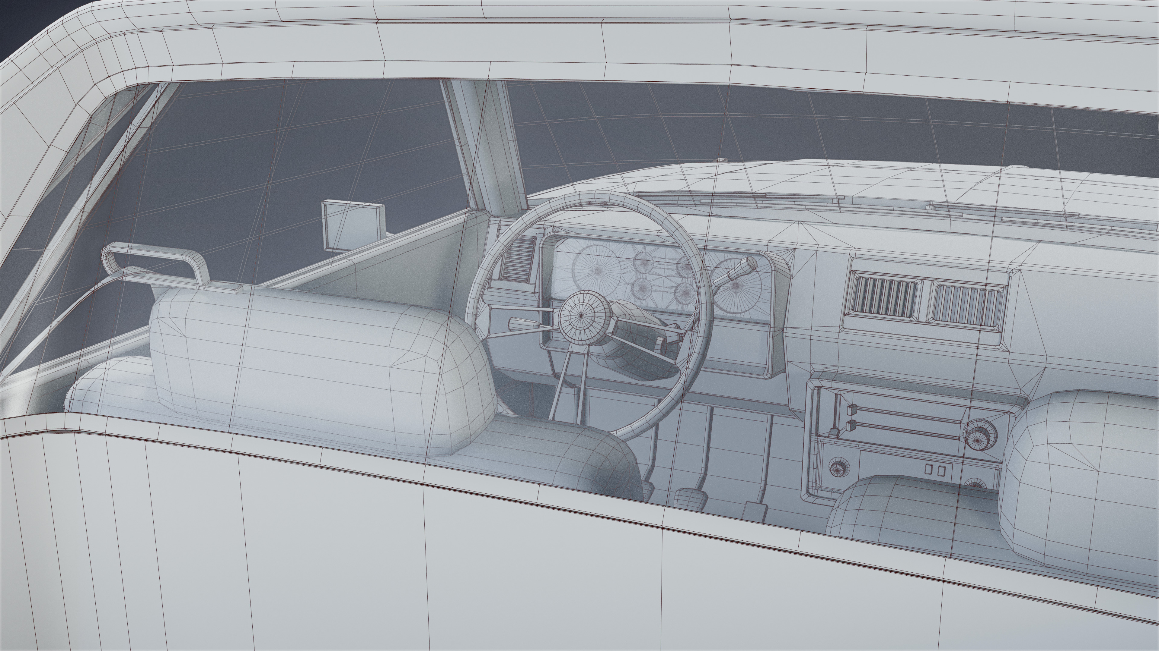 VEHICLES - Car 24 - LOW POLY Low-poly 3D model_7