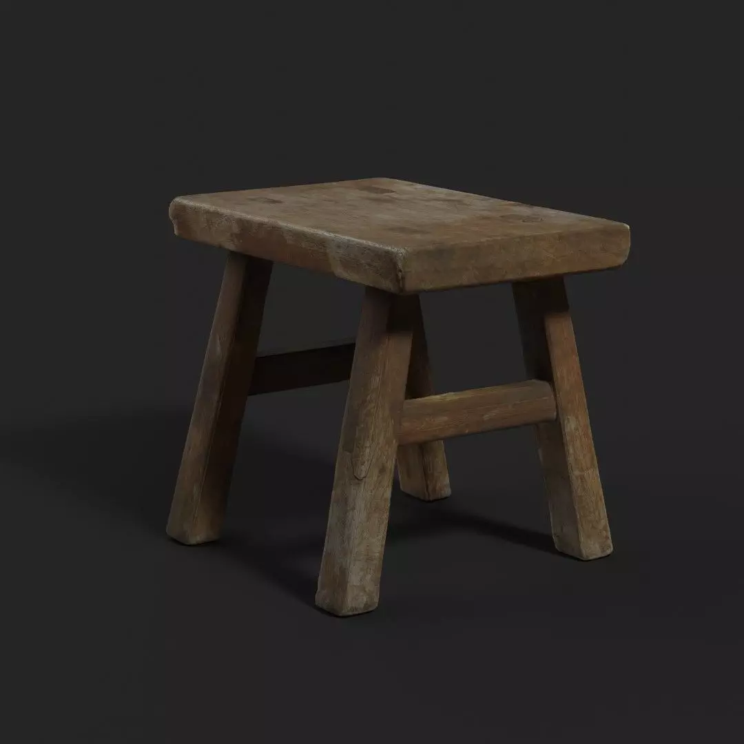 Small Bench 001 3D model