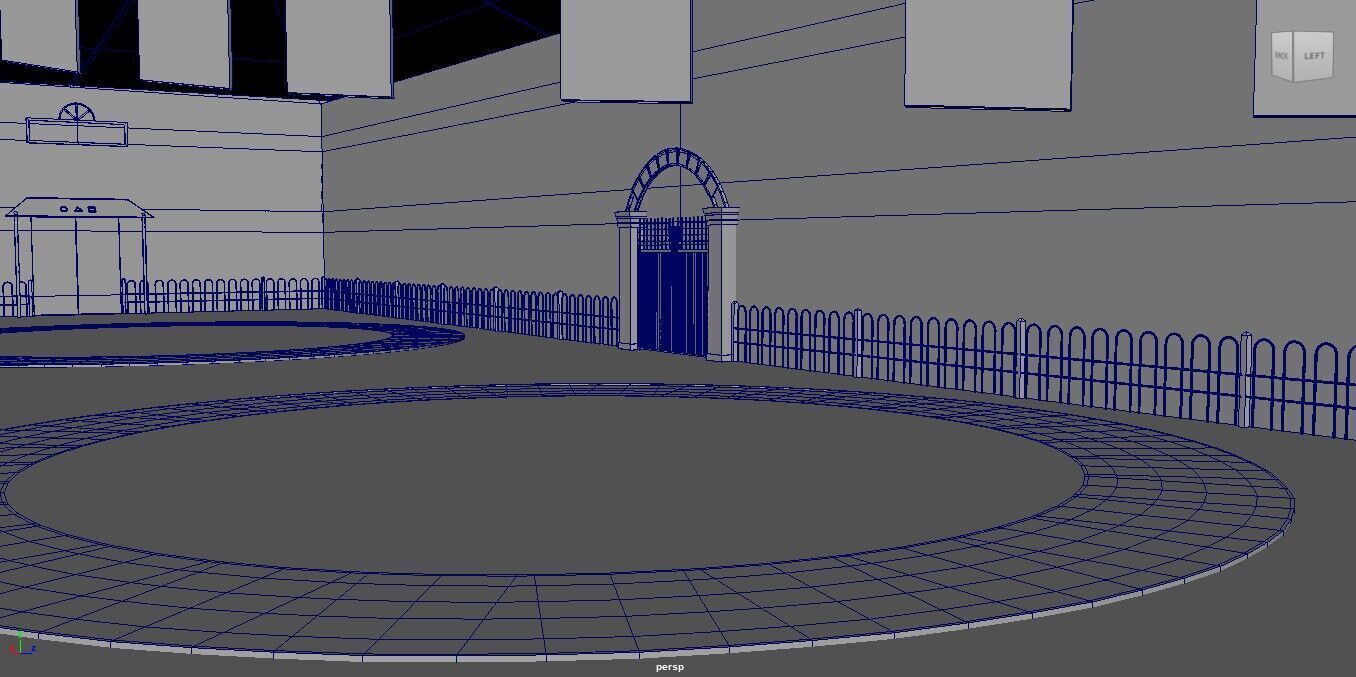 Squid Game Six Legged Pentathlon Game Level Low-poly 3D model_17