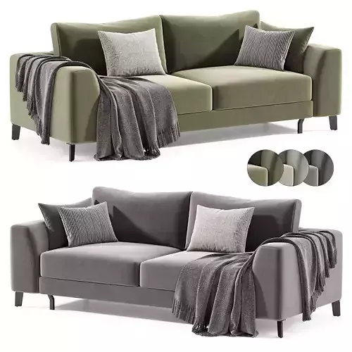 Blanc sofa by Skdesign 3D model