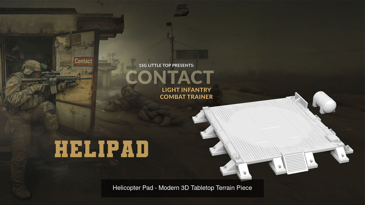 Complete Tactical Operations Miniature Bundle - 3D Printable Set 3D Model Collection_12