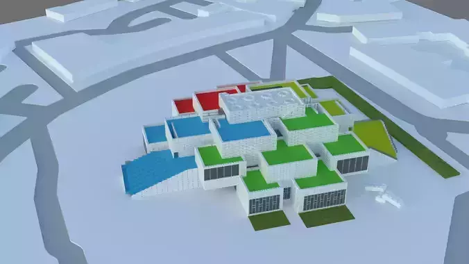 Lego House 3D Model - Detailed and Accurate