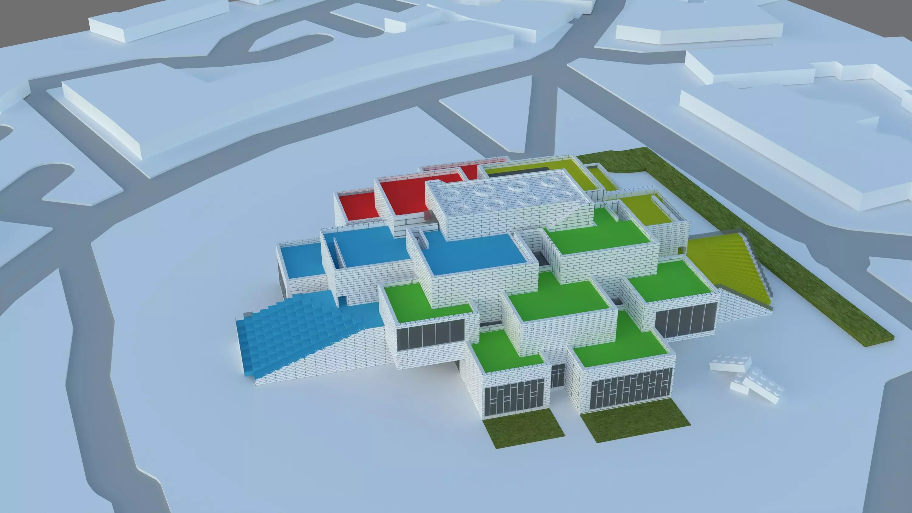 Lego House 3D Model - Detailed and Accurate 3D model_0