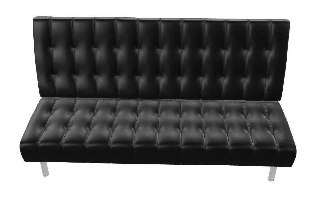 Modern Convertible Sofa Bed 3D model_3