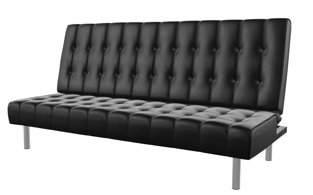 Modern Convertible Sofa Bed 3D model_2