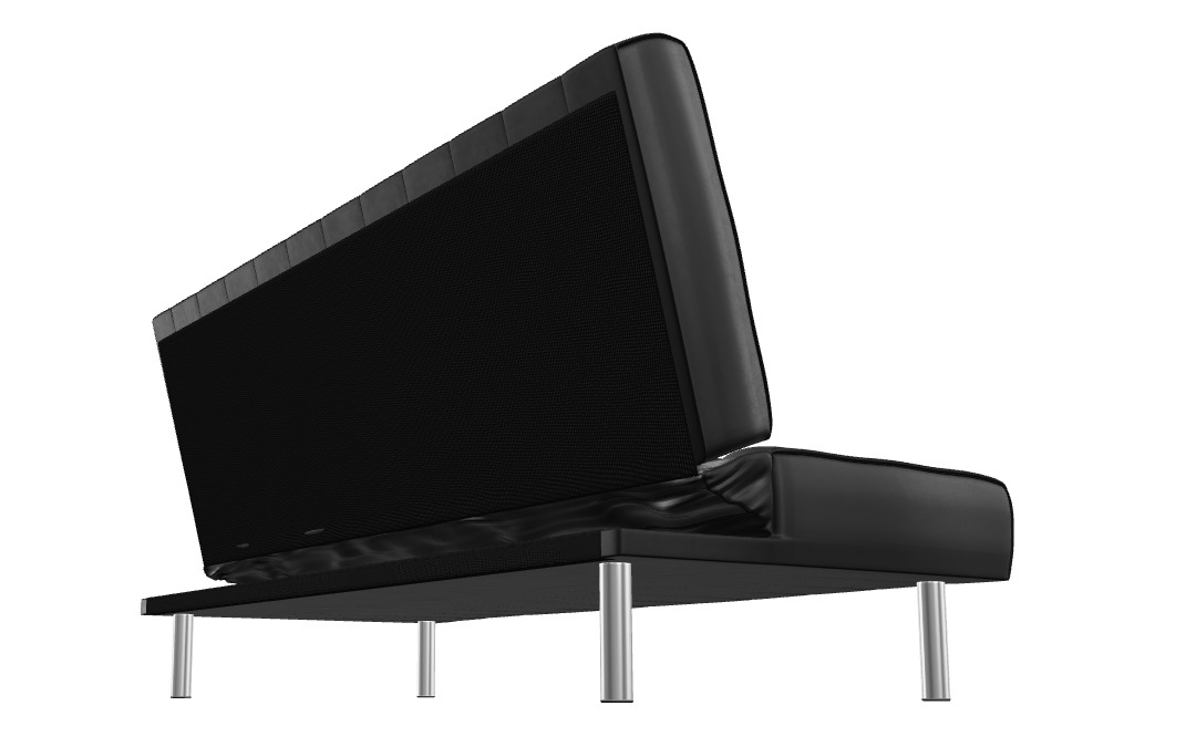 Modern Convertible Sofa Bed 3D model_5