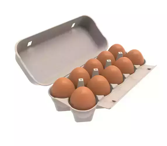 Egg box 2 3D model