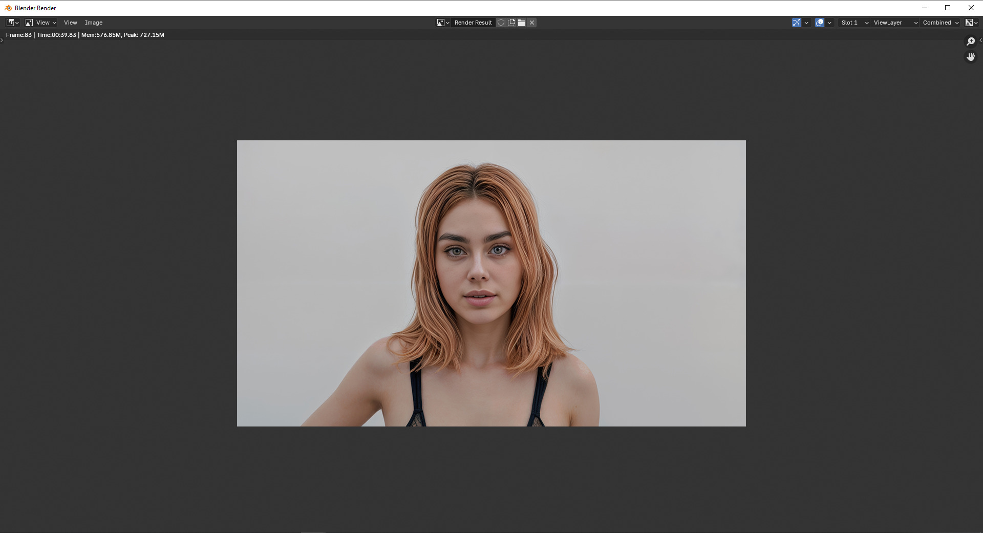Valentina - Redhead Female 3D Model Low-poly 3D model_7