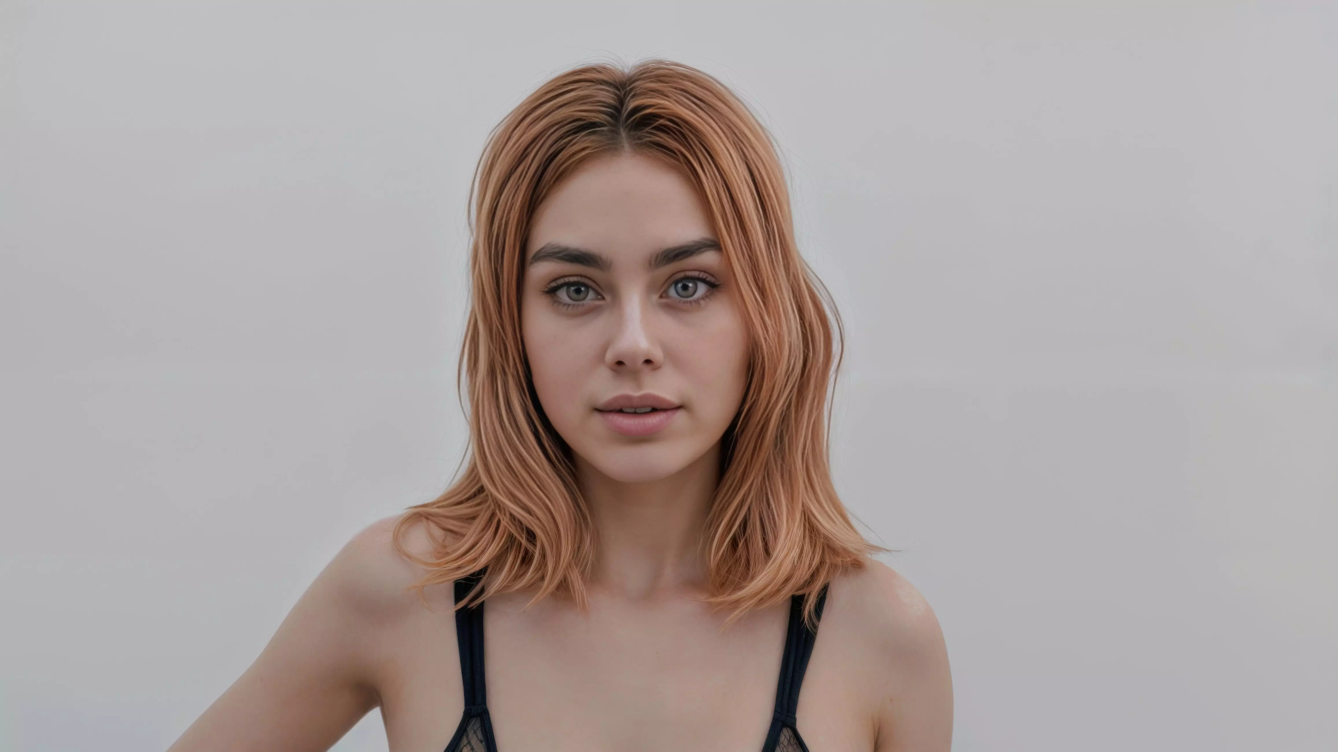 Valentina - Redhead Female 3D Model Low-poly 3D model_0