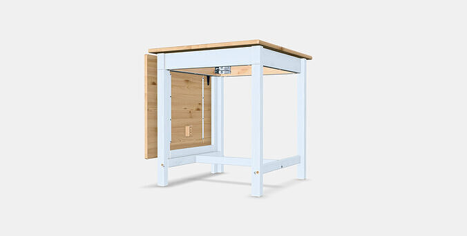 PINNTORP Gateleg table 3D model 2