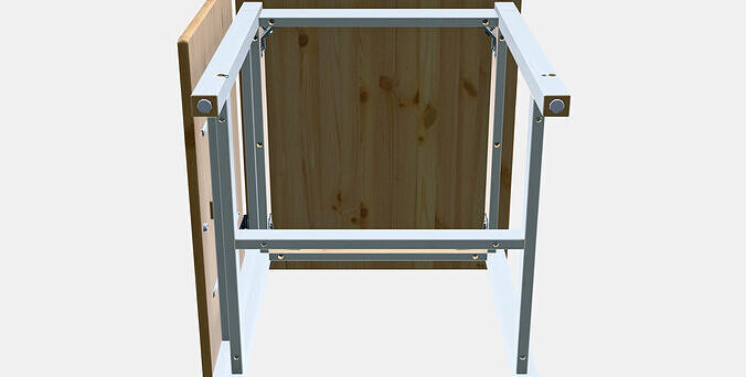 PINNTORP Gateleg table 3D model 7