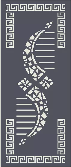 Door Decorative Plasma CNC 3D model 3D model