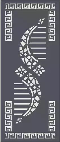Door Decorative Plasma CNC 3D model