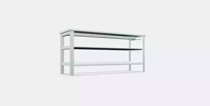 TJUSIG bench with shoe rack