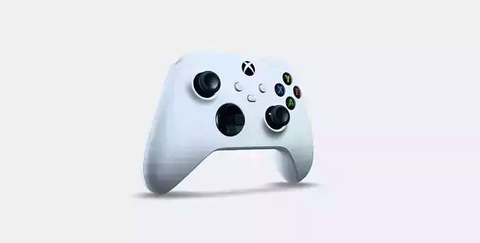 Xbox Wireless Controller Robot White 3D model