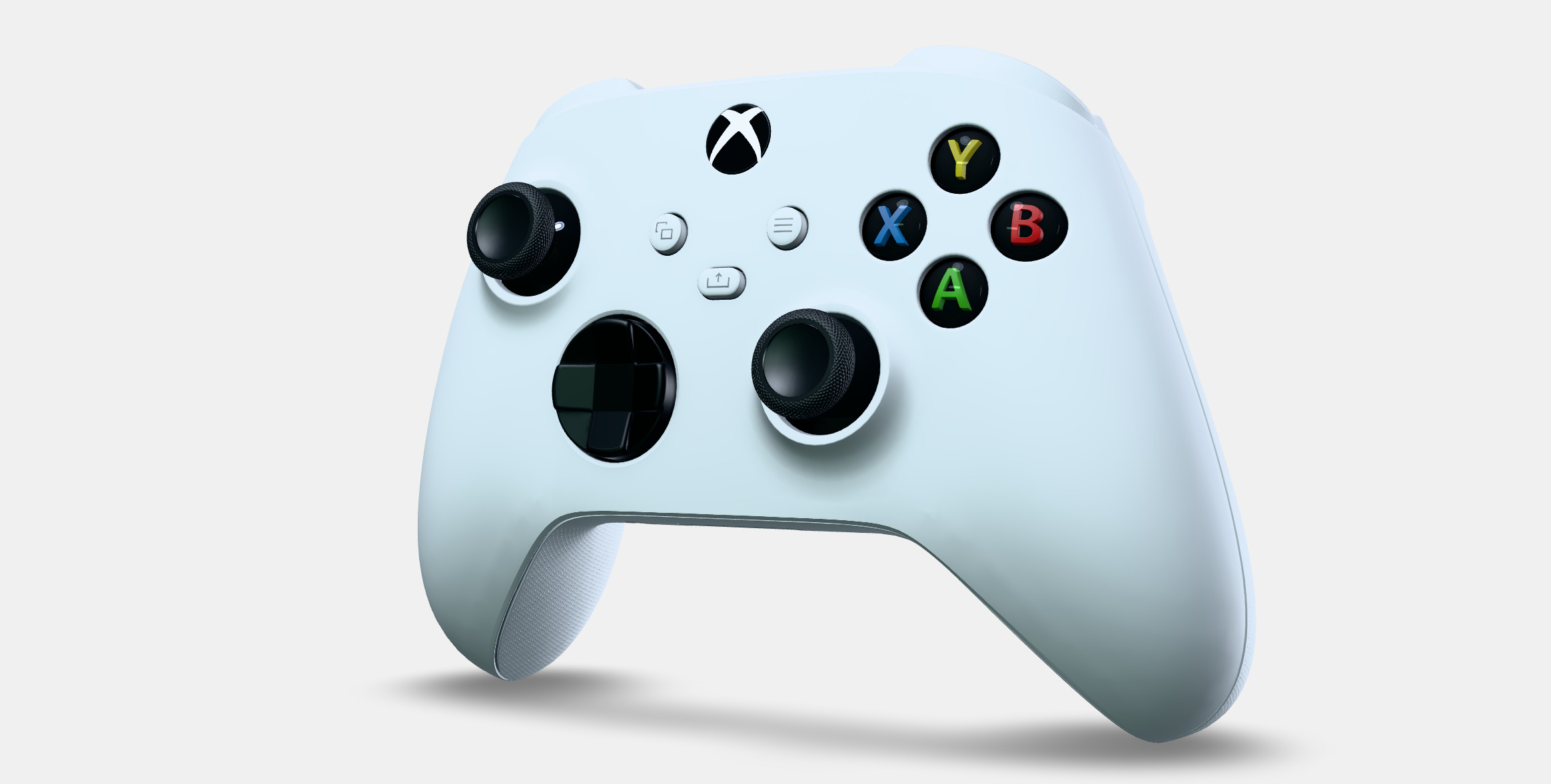 Xbox Wireless Controller Robot White 3D model_15