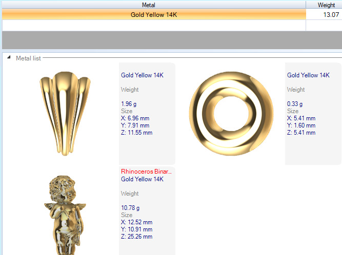 Vintage Cherub Baby Angel Heaven Wings Necklace Jewelry 3D print model_23