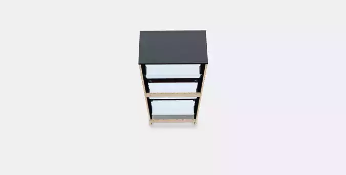 BISSA Shoe cabinet with 3 compartments 1