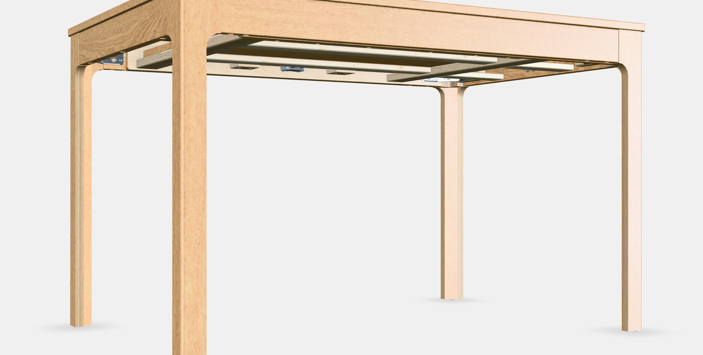 EKEDALEN extendable table 1 3D model_4