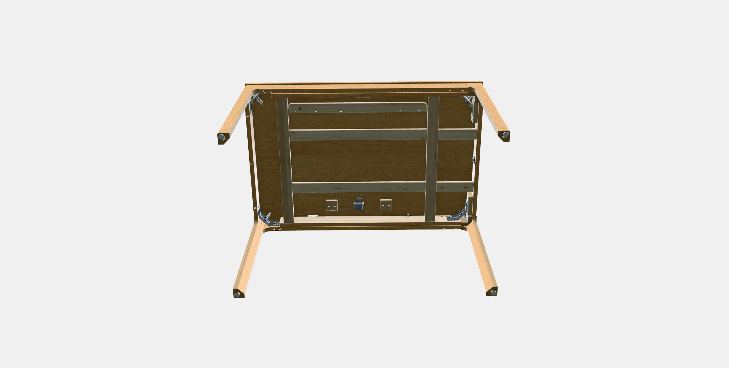 EKEDALEN extendable table 1 3D model_5