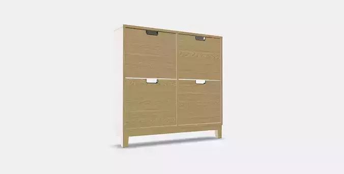 STALL Shoe cabinet with 4 compartments