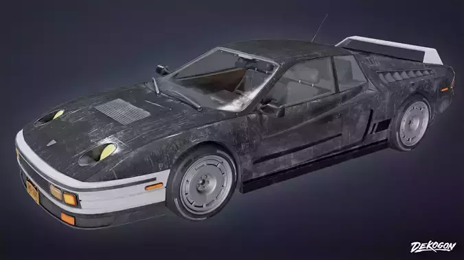 VEHICLES - Car 47 - LOW POLY Low-poly 3D model