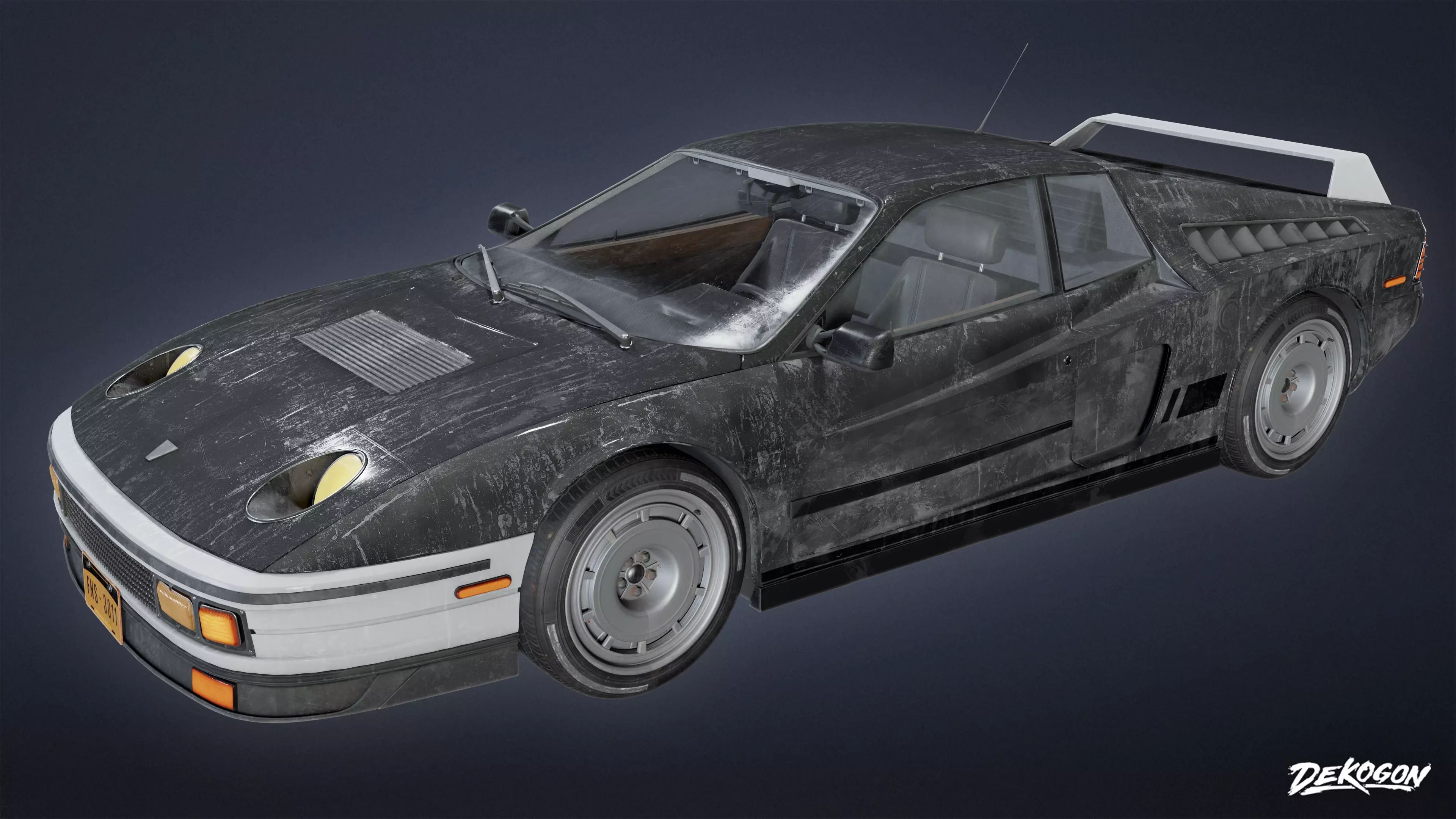 VEHICLES - Car 47 - LOW POLY Low-poly 3D model_0