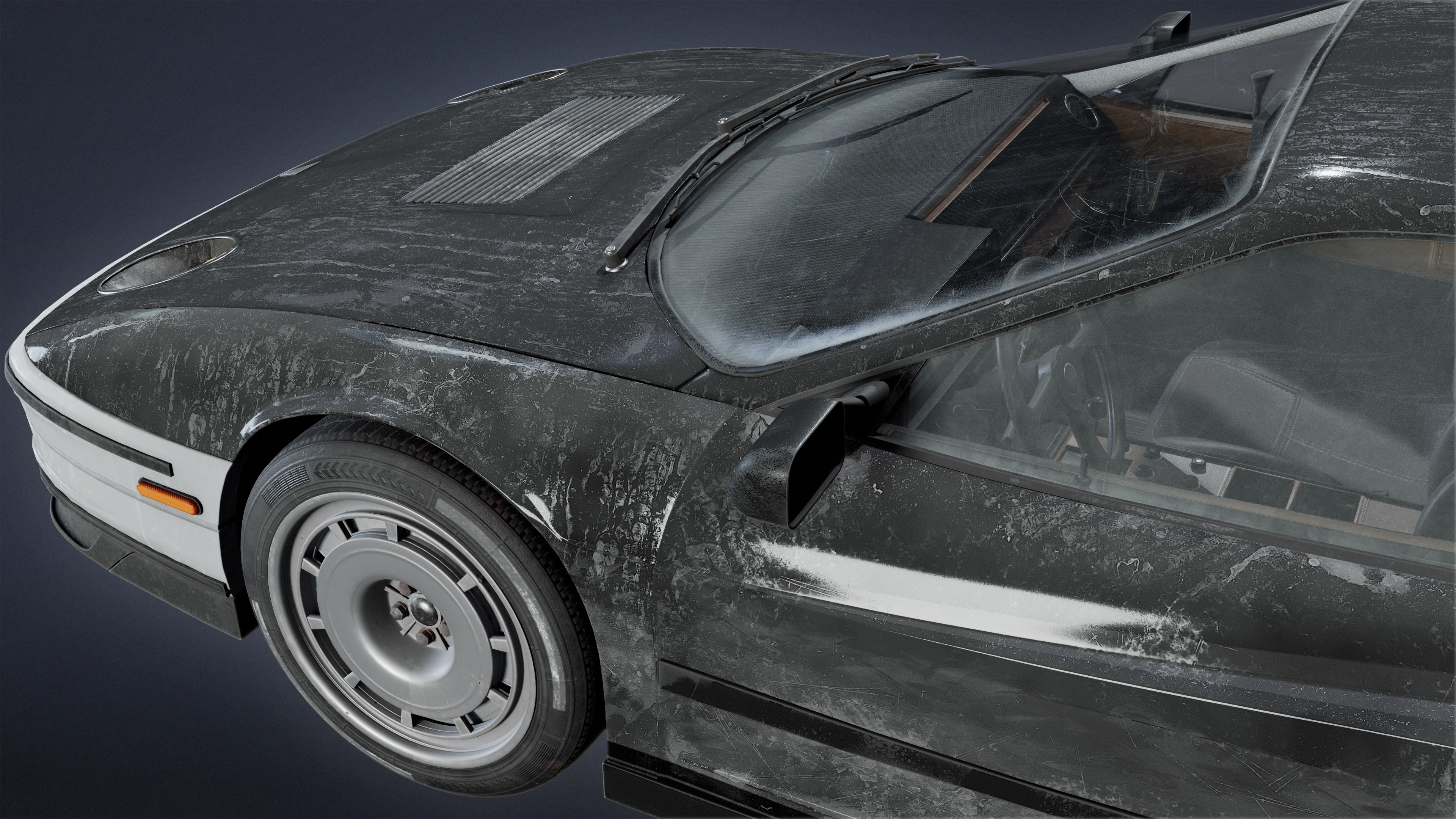 VEHICLES - Car 47 - LOW POLY Low-poly 3D model_5