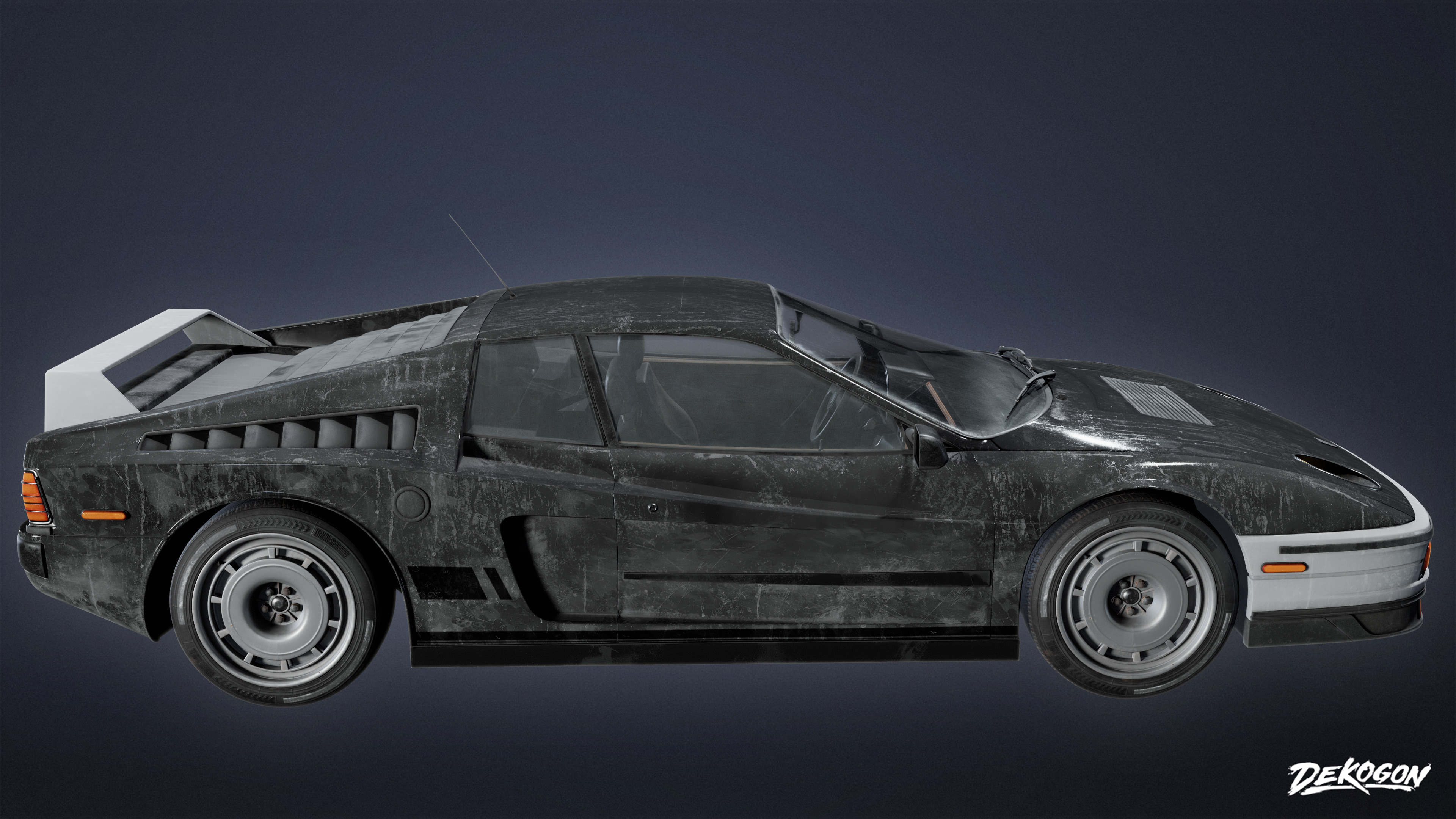 VEHICLES - Car 47 - LOW POLY Low-poly 3D model_3