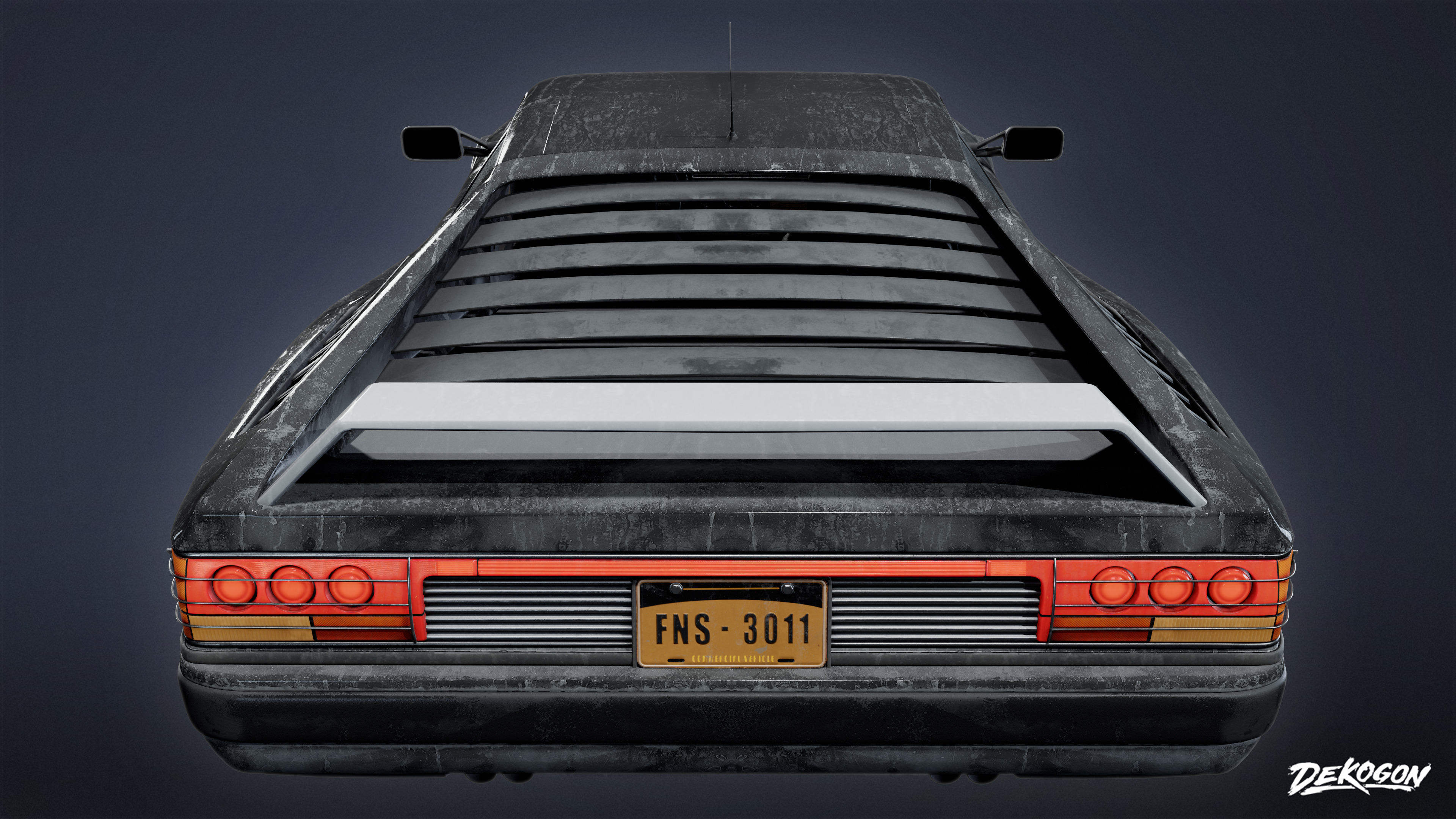 VEHICLES - Car 47 - LOW POLY Low-poly 3D model_4