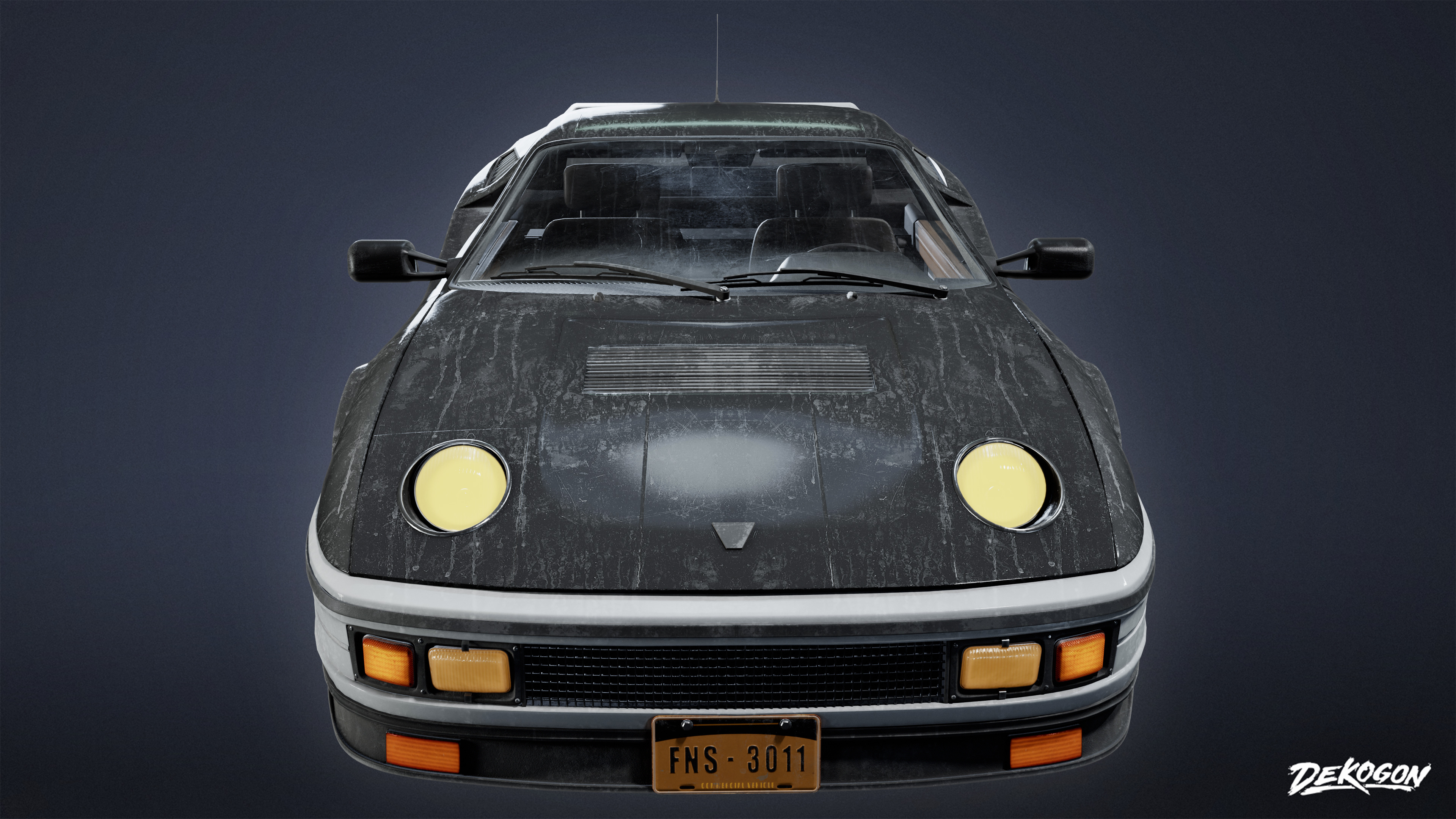 VEHICLES - Car 47 - LOW POLY Low-poly 3D model_2