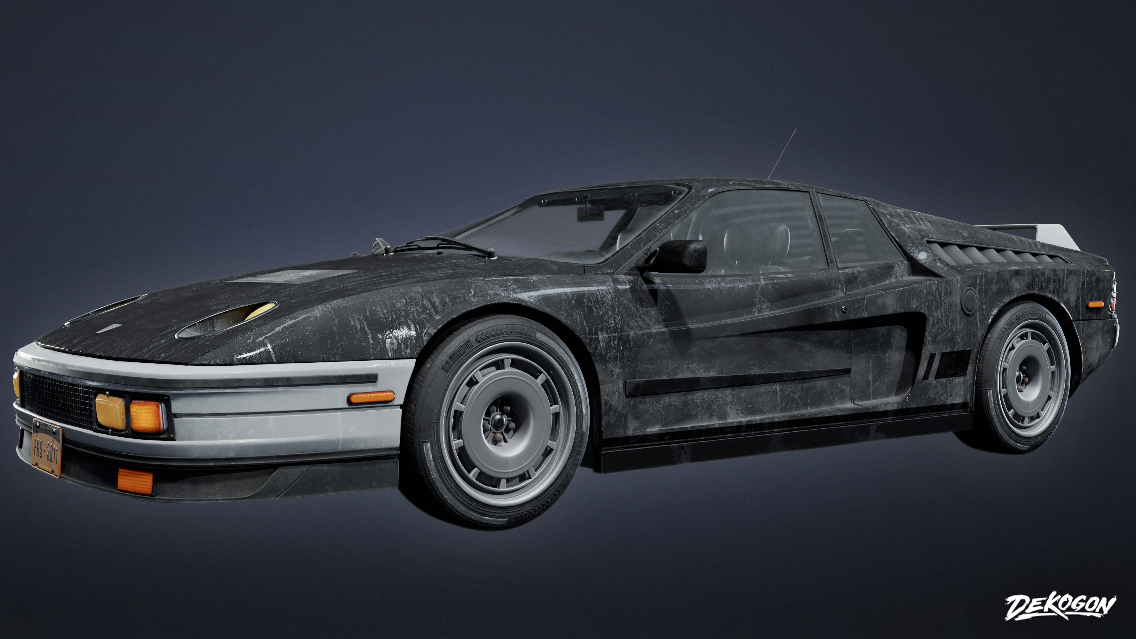 VEHICLES - Car 47 - LOW POLY Low-poly 3D model_1