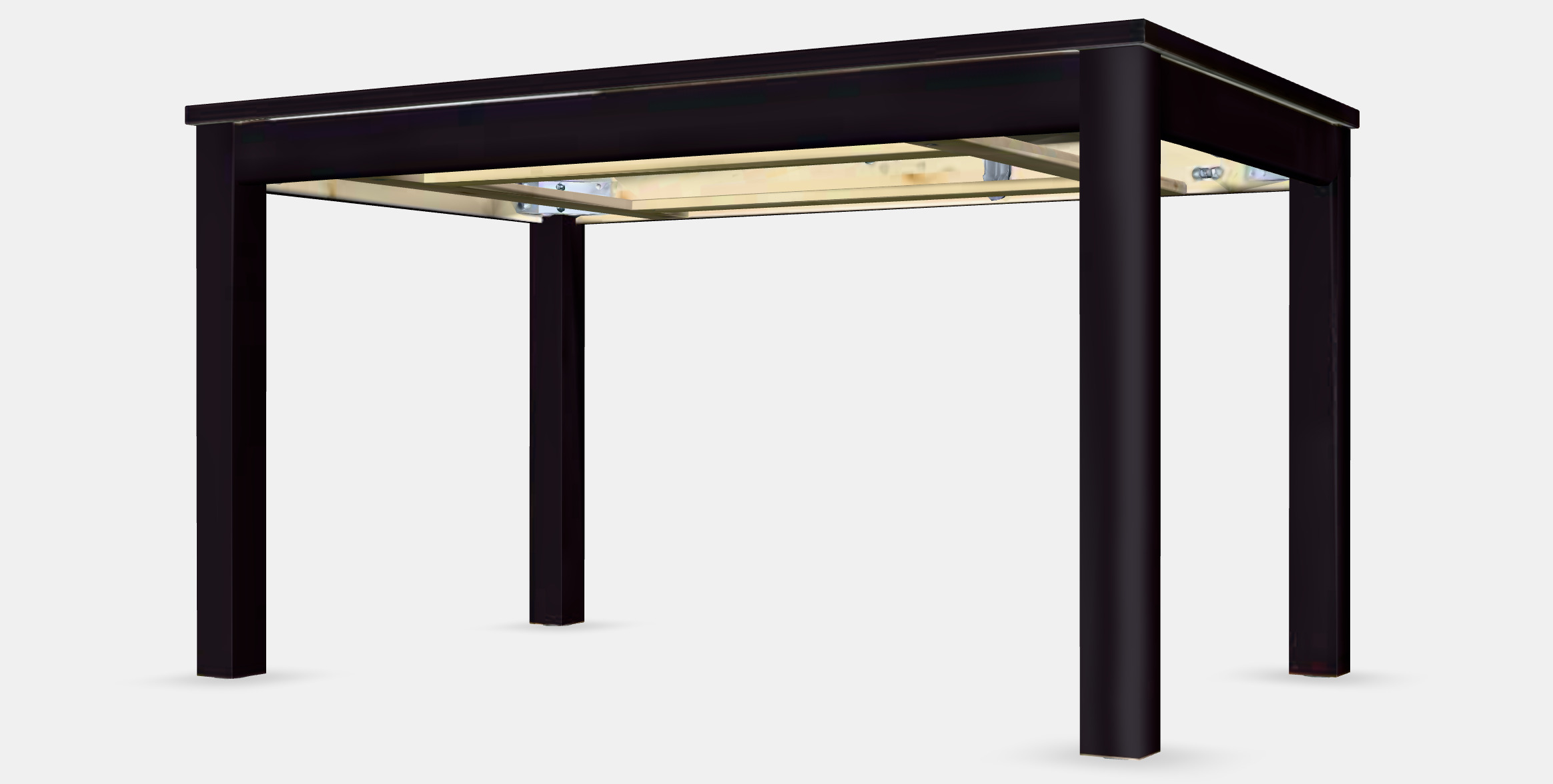 LANEBERG extendable table Low-poly 3D model_7