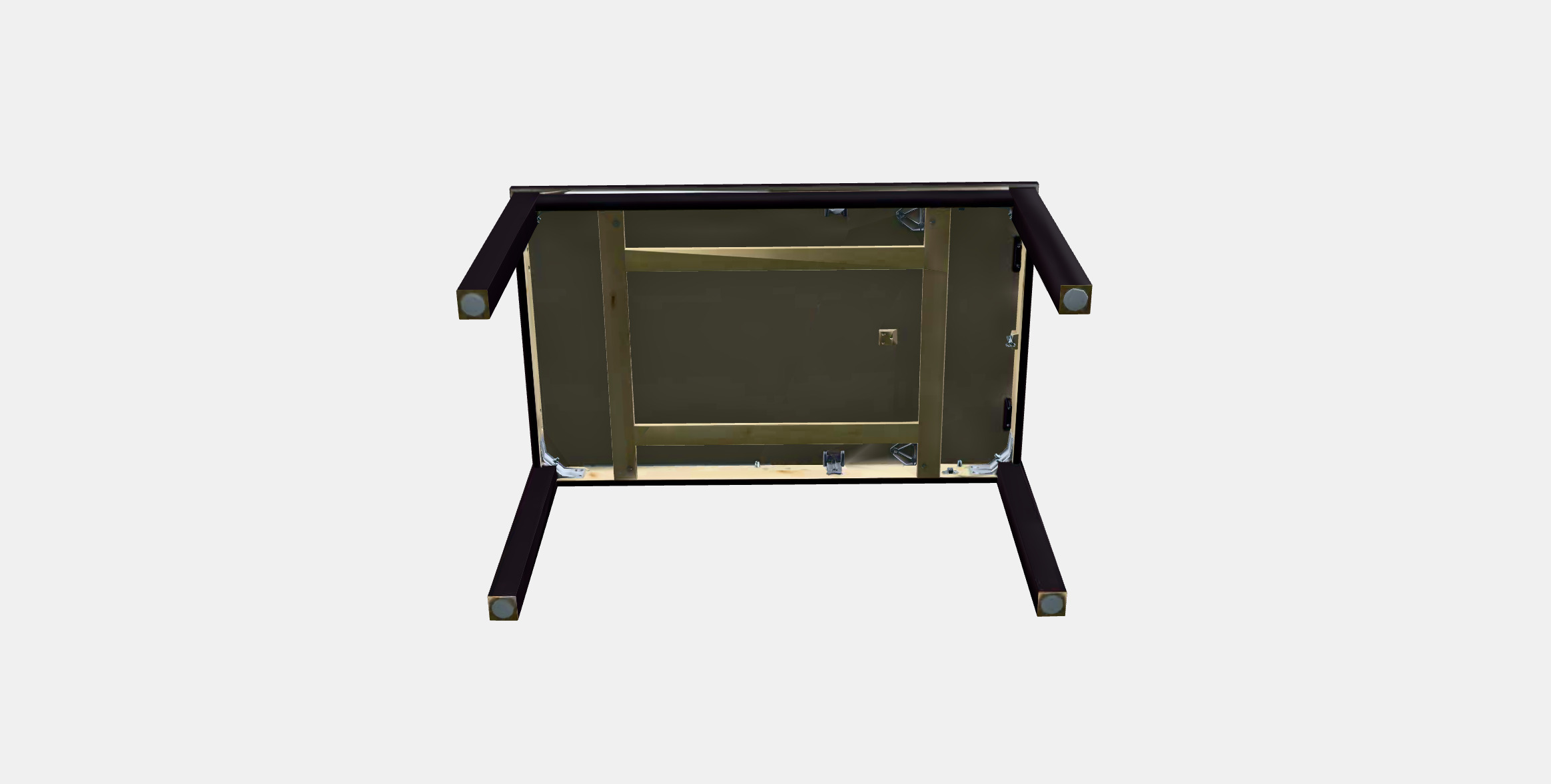 LANEBERG extendable table Low-poly 3D model_6