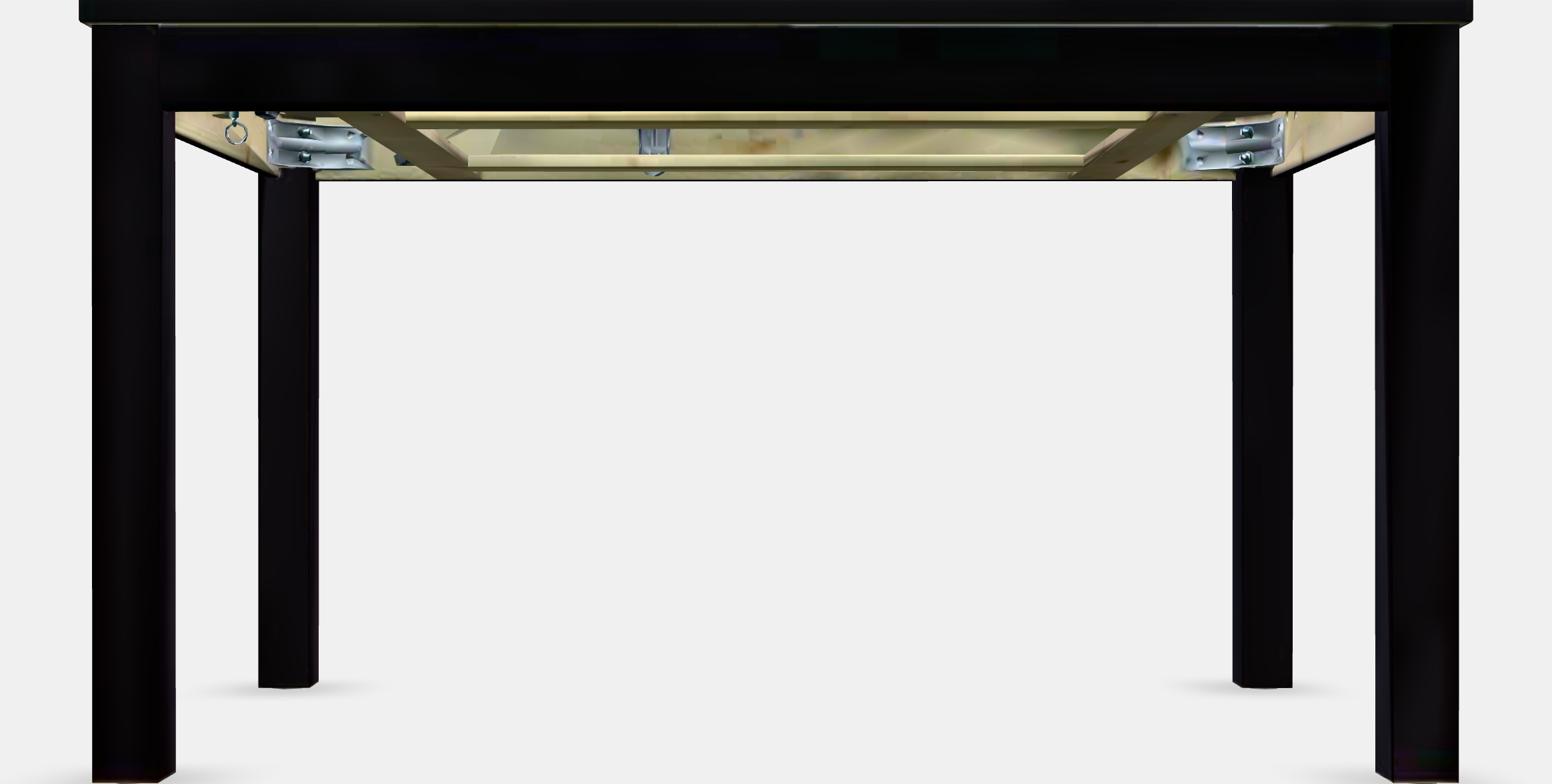 LANEBERG extendable table Low-poly 3D model_11