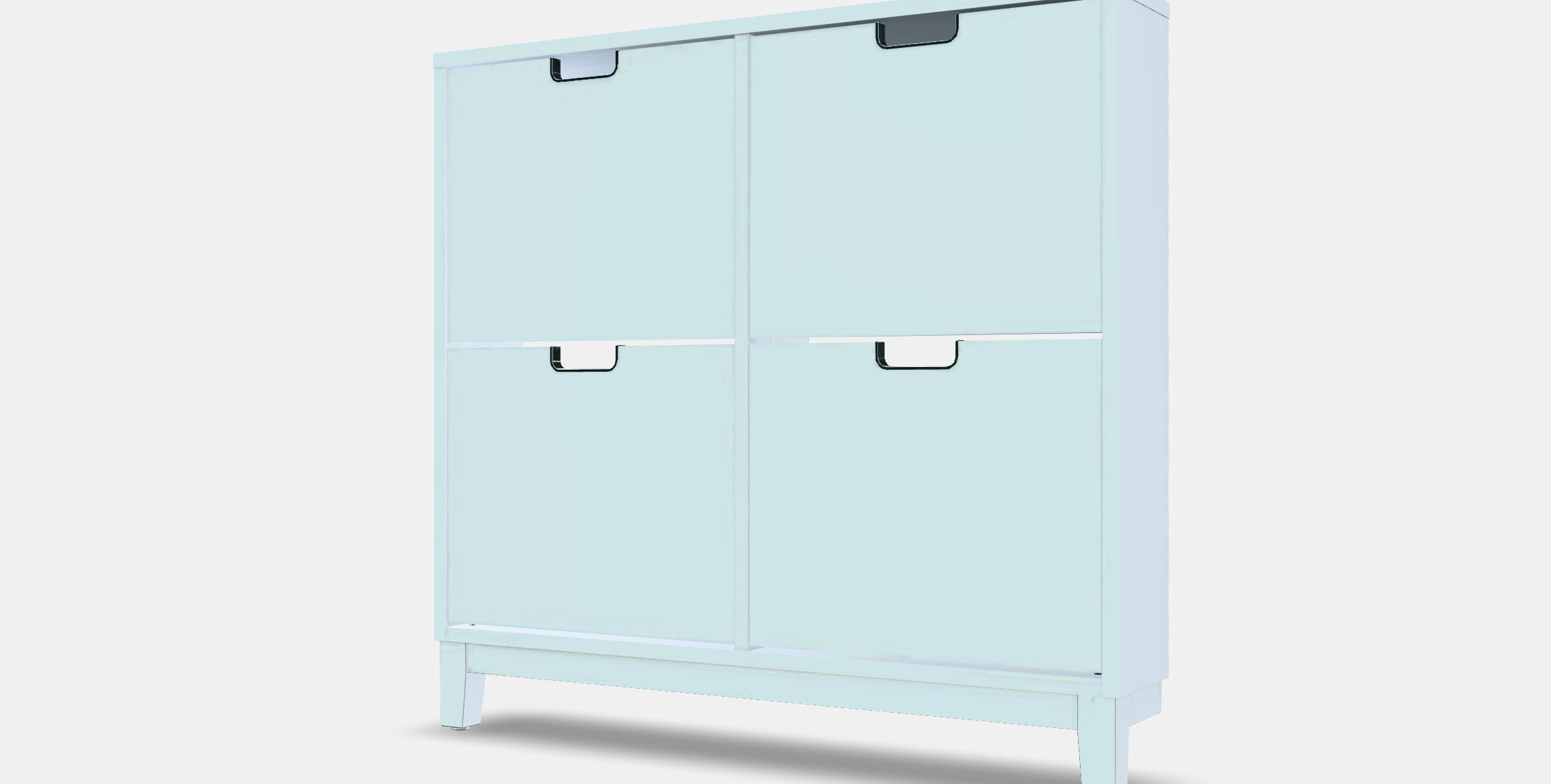 STALL Shoe cabinet with 4 compartments 1 3D model_13