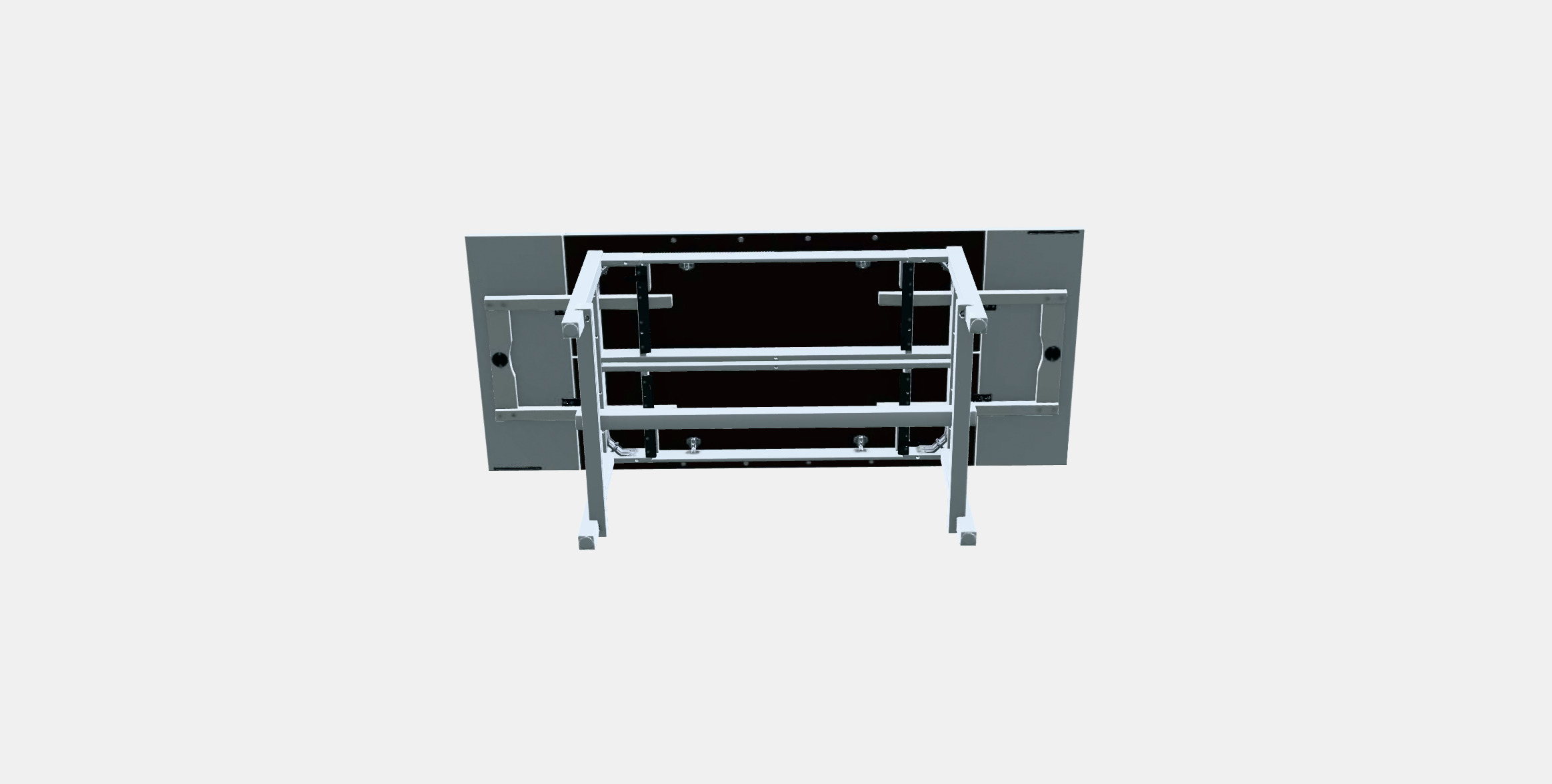 NORDVIKEN extendable table Low-poly 3D model_4