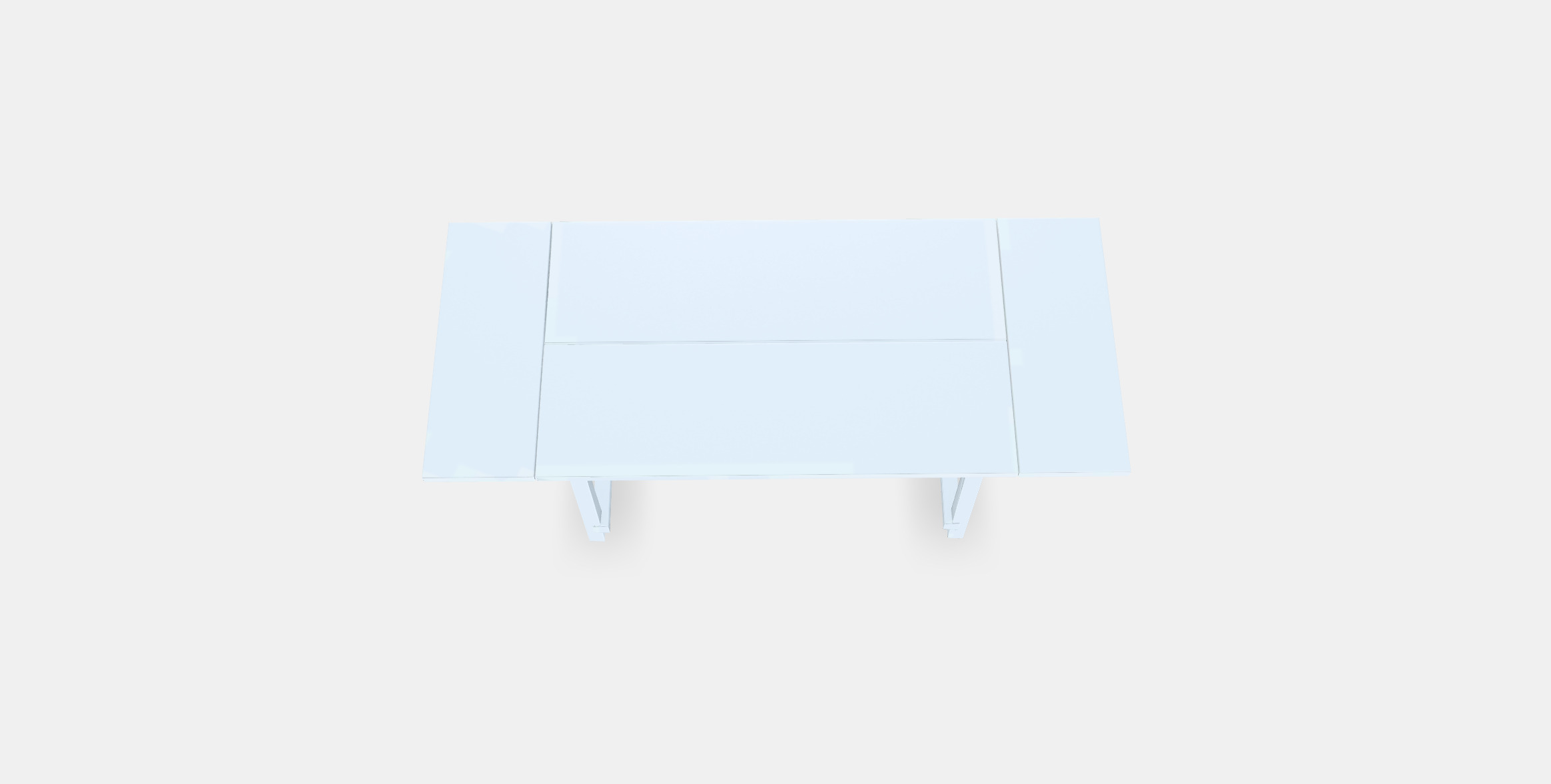 NORDVIKEN extendable table Low-poly 3D model_5