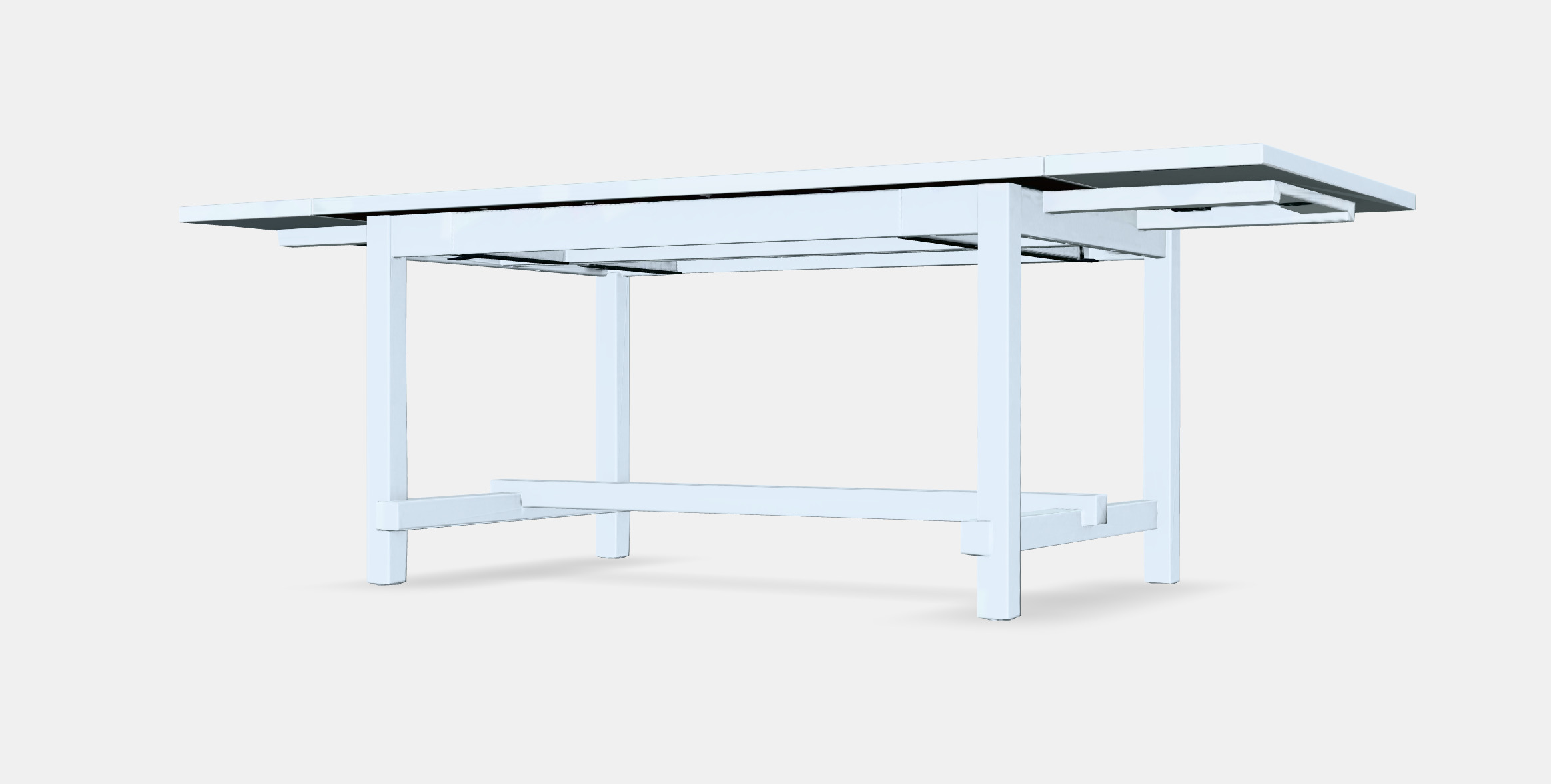 NORDVIKEN extendable table Low-poly 3D model_7
