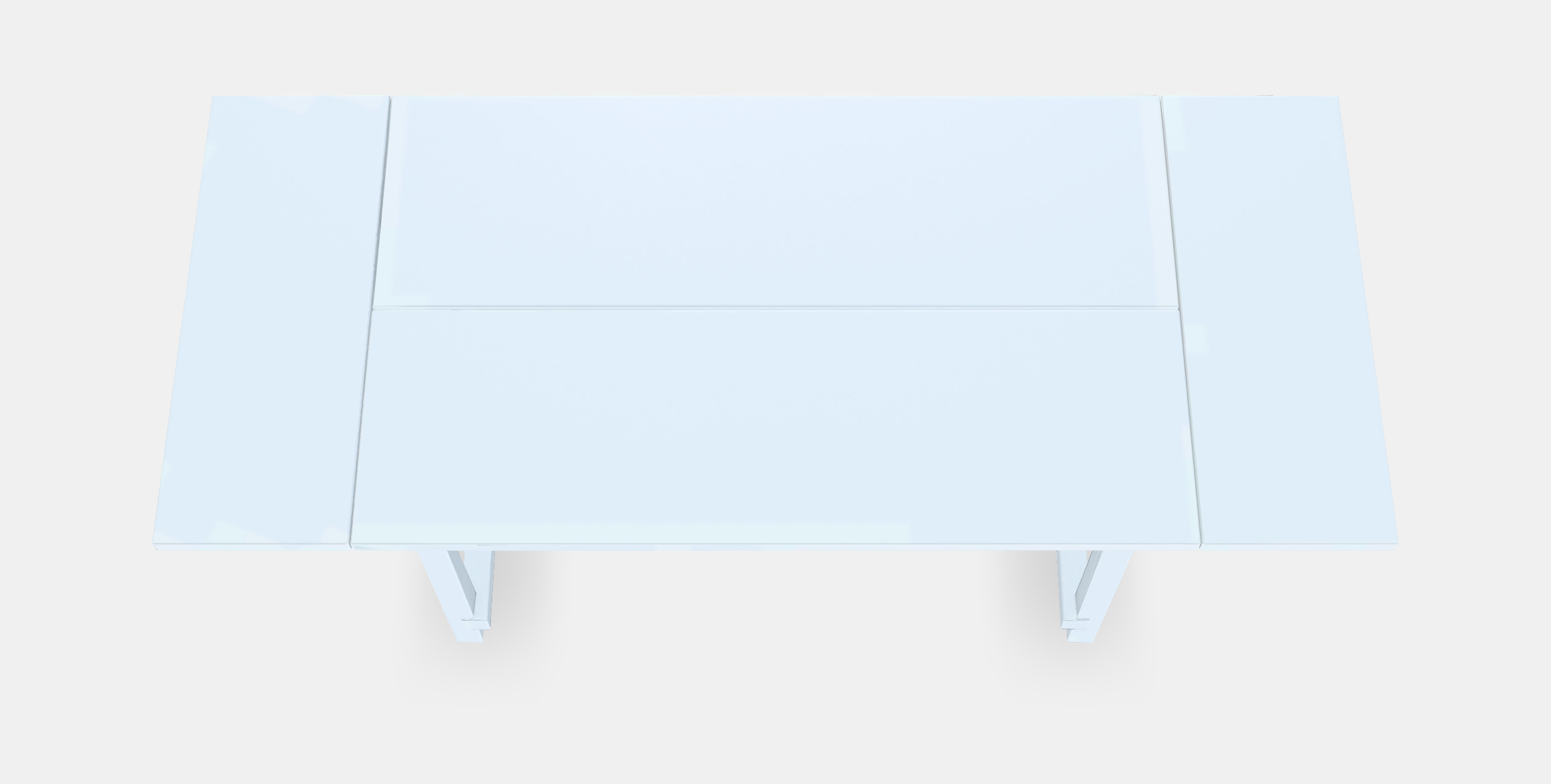 NORDVIKEN extendable table Low-poly 3D model_2