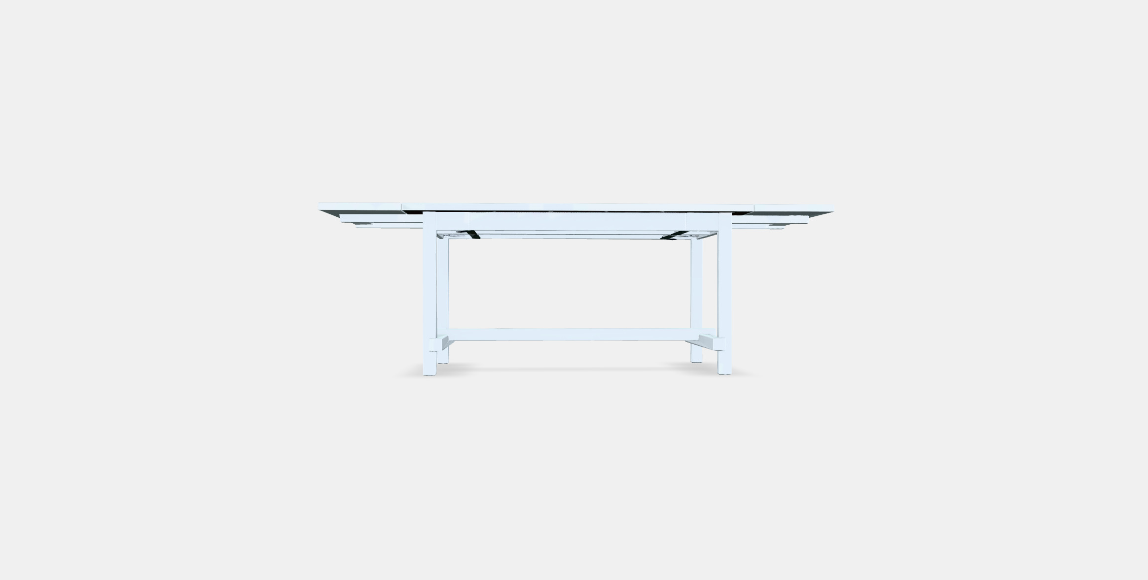 NORDVIKEN extendable table Low-poly 3D model_13