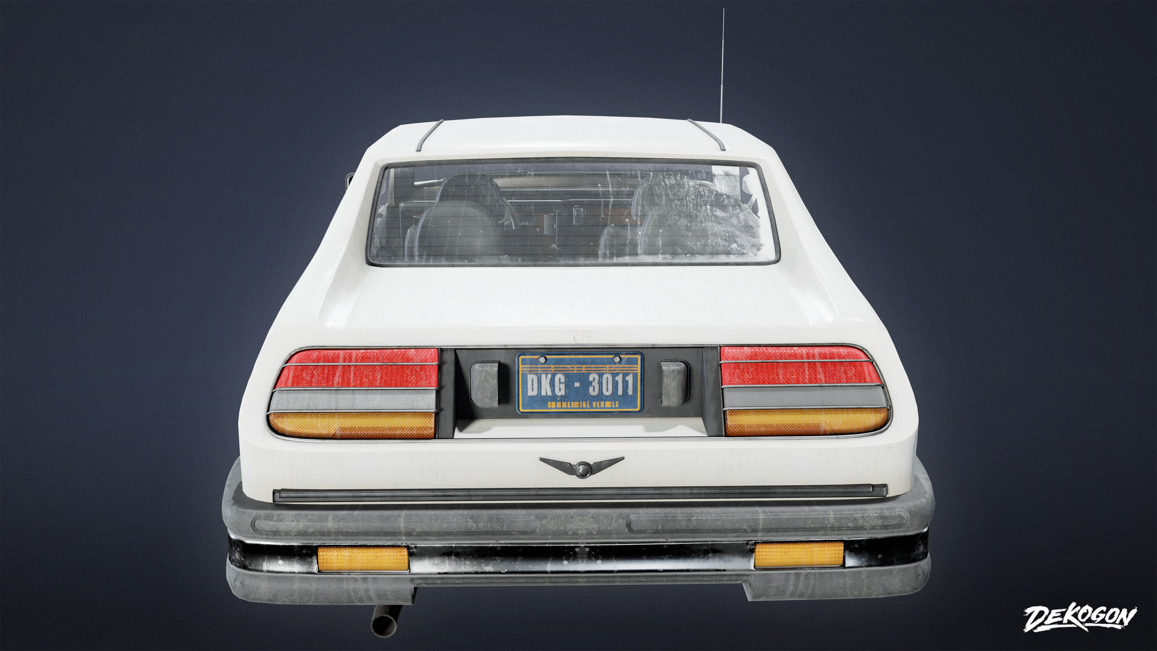 VEHICLES - Car 49 - LOW POLY Low-poly 3D model_4