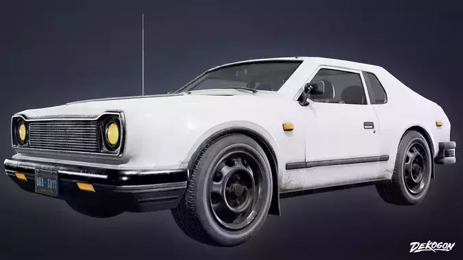 VEHICLES - Car 49 - LOW POLY Low-poly 3D model