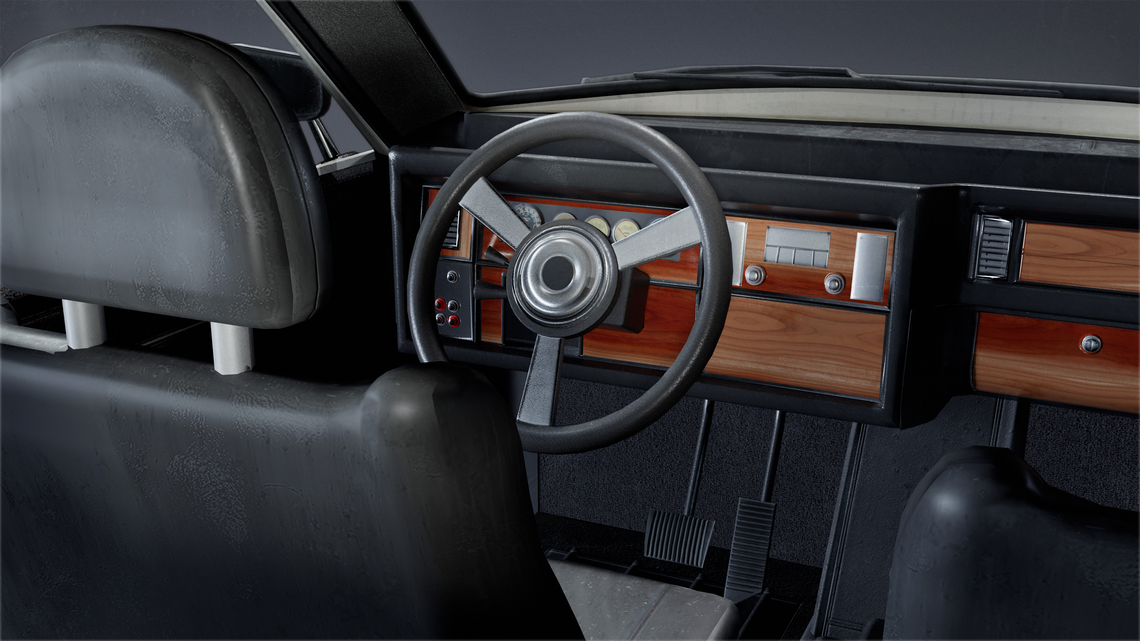 VEHICLES - Car 49 - LOW POLY Low-poly 3D model_6