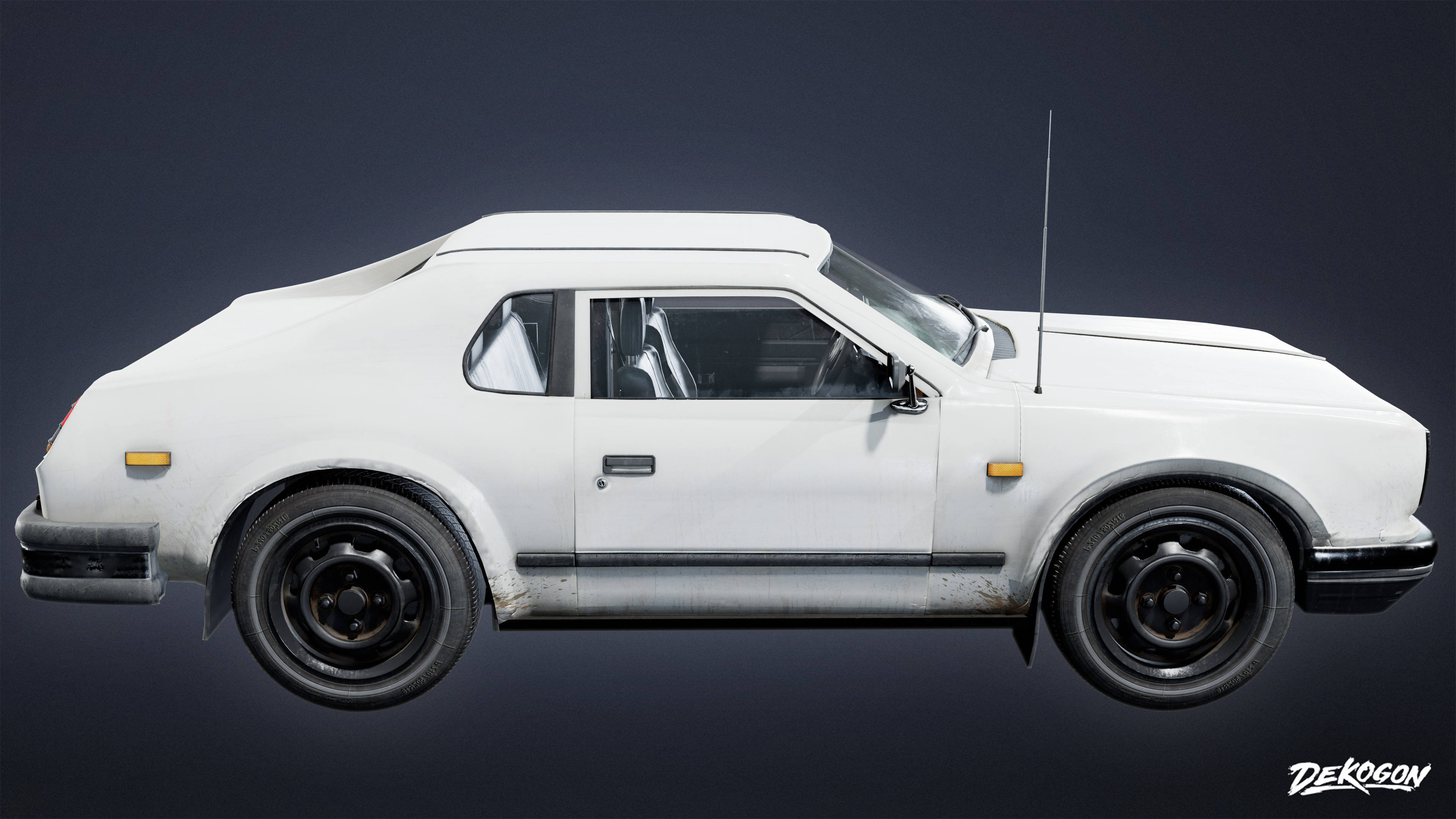 VEHICLES - Car 49 - LOW POLY Low-poly 3D model_3