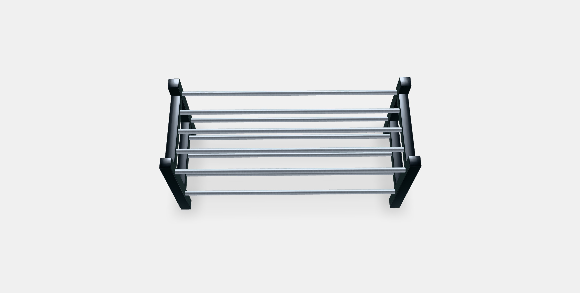 TJUSIG Shoe rack Low-poly 3D model_3