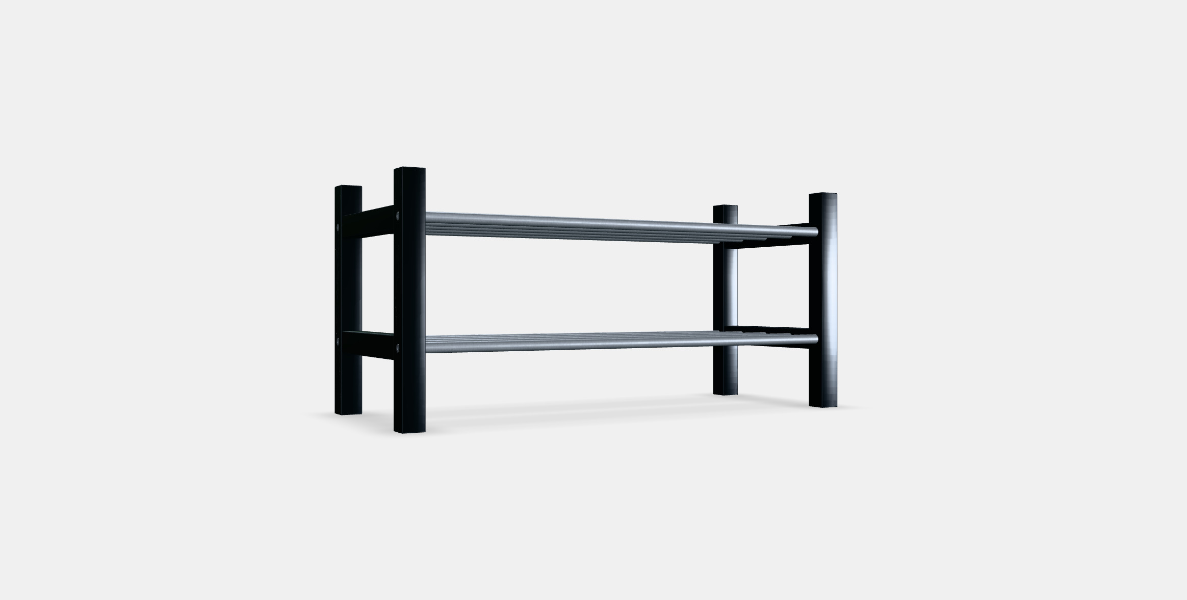 TJUSIG Shoe rack Low-poly 3D model_16