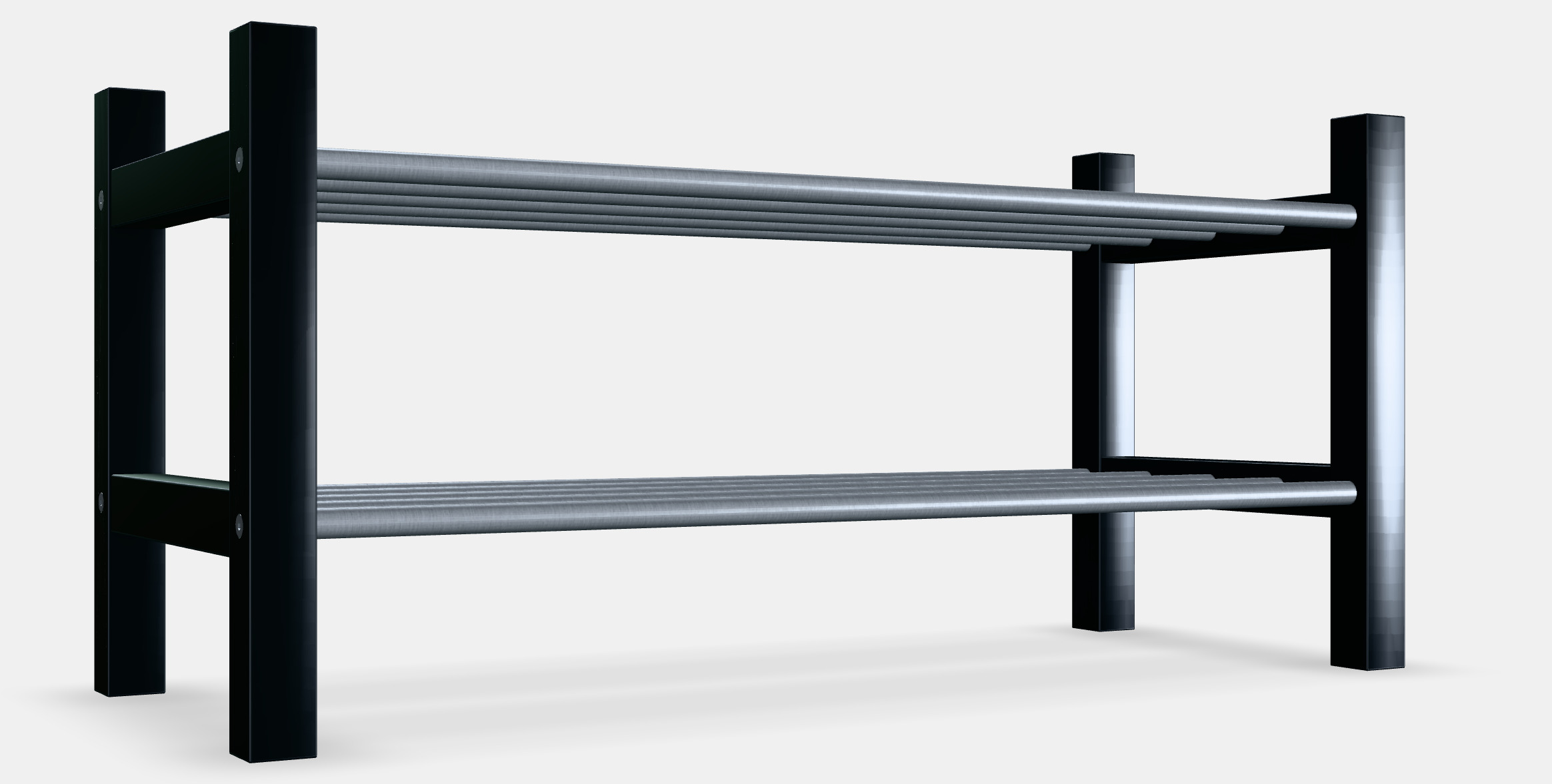 TJUSIG Shoe rack Low-poly 3D model_2