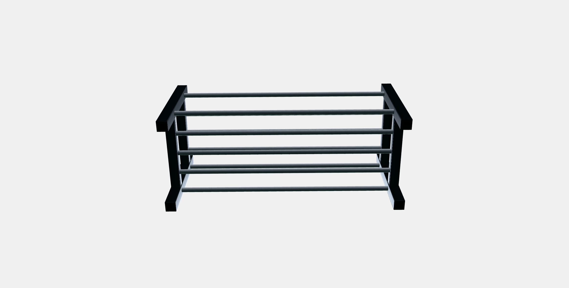 TJUSIG Shoe rack Low-poly 3D model_7